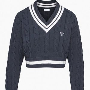 Artizia - TNA Clay Cropped Sweater Navy